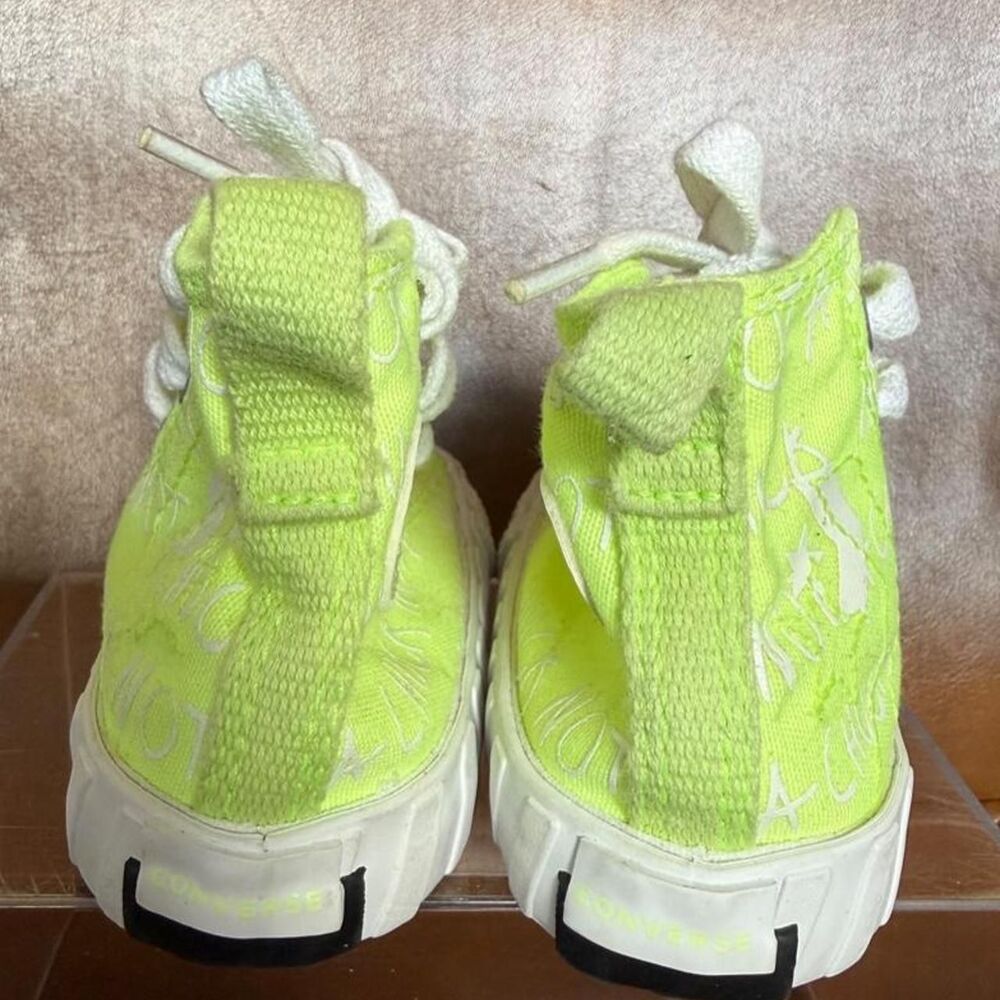Converse Yellow and Green Trainers